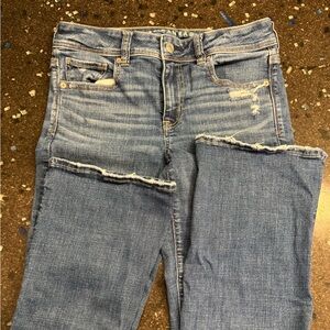 American Eagle Outfitters Blue Straight Leg Jeans